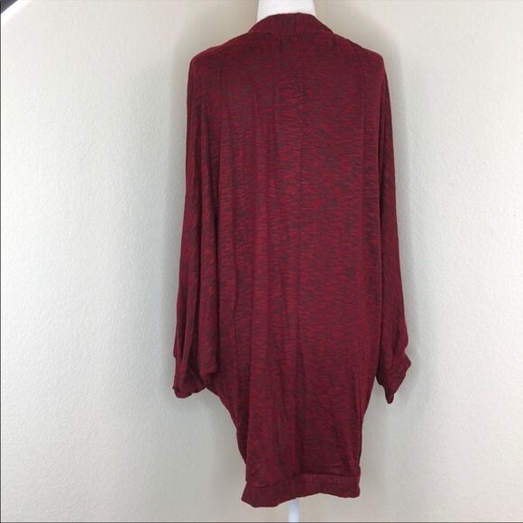Amelia James Burgundy Allen Batwing Cardigan Size XXL NWT - Picture 4 of 7